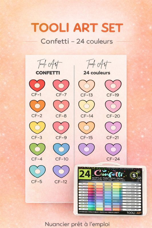 Nuancier Tooli Art Confetti